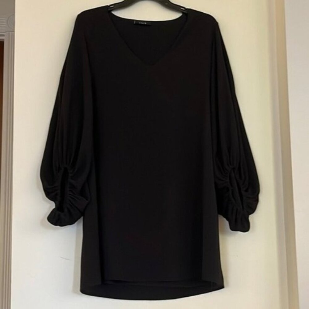 🖤✨ VICI Women’s Black V-Neck Blouson Mini Dress | Size M ✨🖤